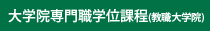 大学院専門職学位課程(教職大学院)