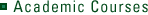 Academic Courses