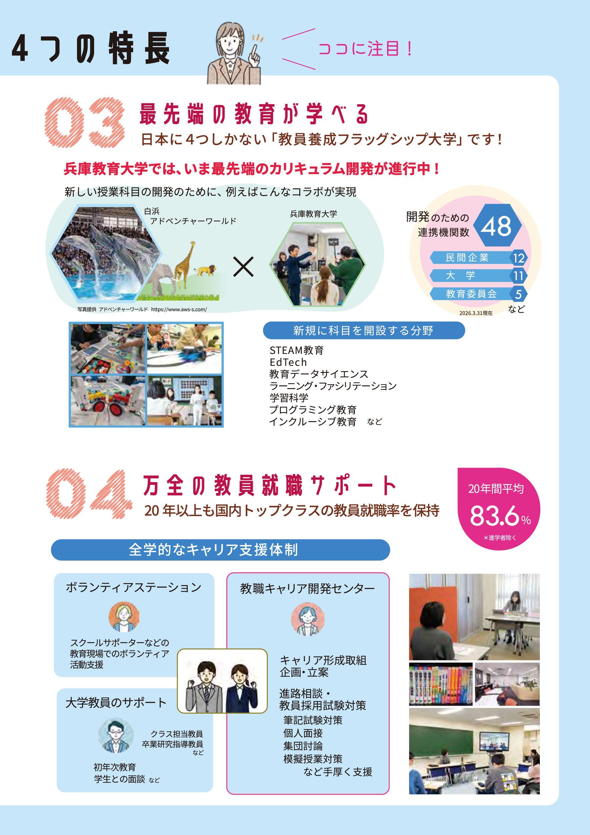 2分でわかる兵庫教育大学3ページ目