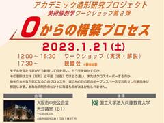 芸術表現系教育コース／小学校教員養成特別コースの前芝武史教授が「美術解剖学展」を開催します