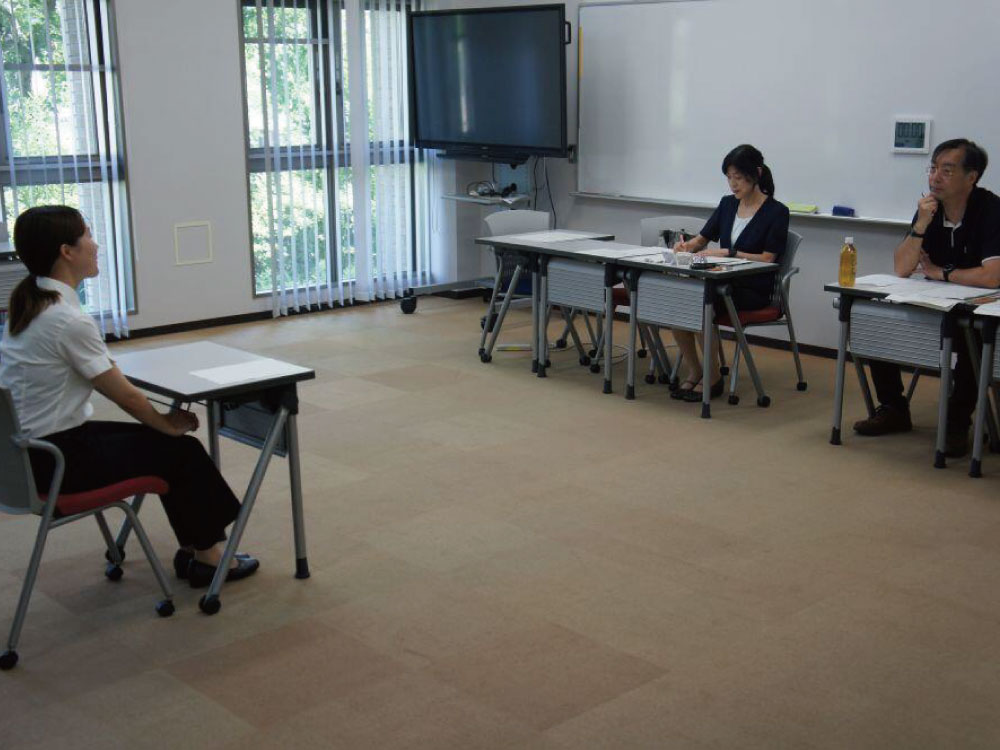 模擬個人面接を実施しました