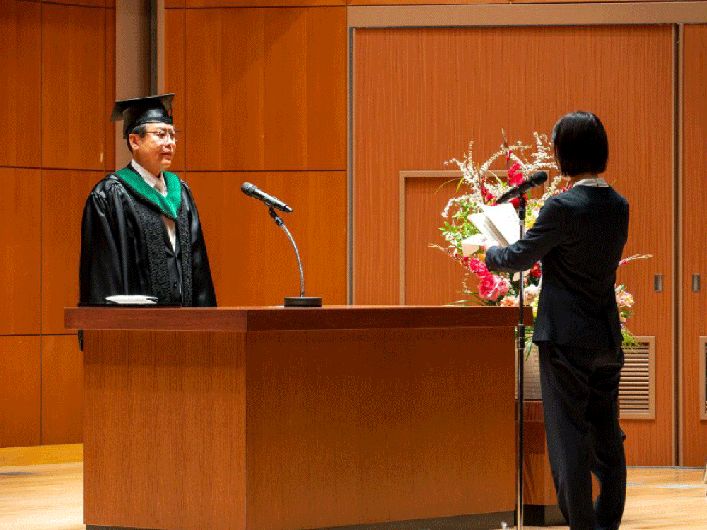 大学院学校教育研究科入学式を挙行しました