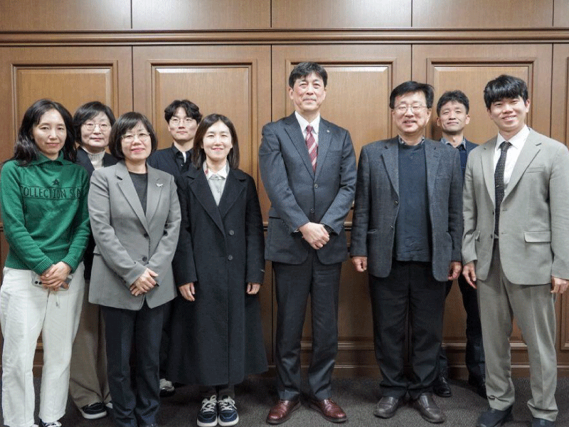 韓国教員大学校の教員が本学を訪れました
