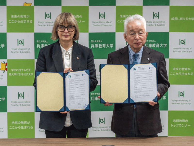 ラトビア大学の教員・学生が本学を訪れました