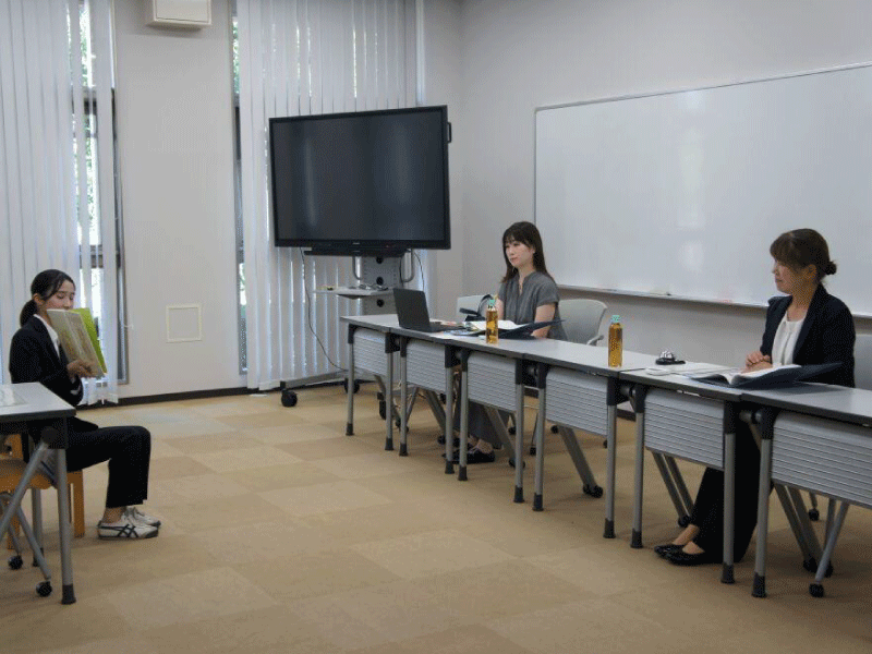 幼保対象「模擬個人面接」を実施しました