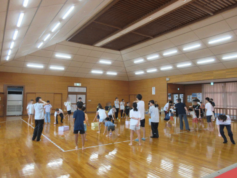 加東市社会福祉協議会主催「こどもとたのしむ！サマースクール おたのしみ会」に本学学生がボランティアとして参加しました
