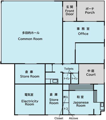 共用棟平面図